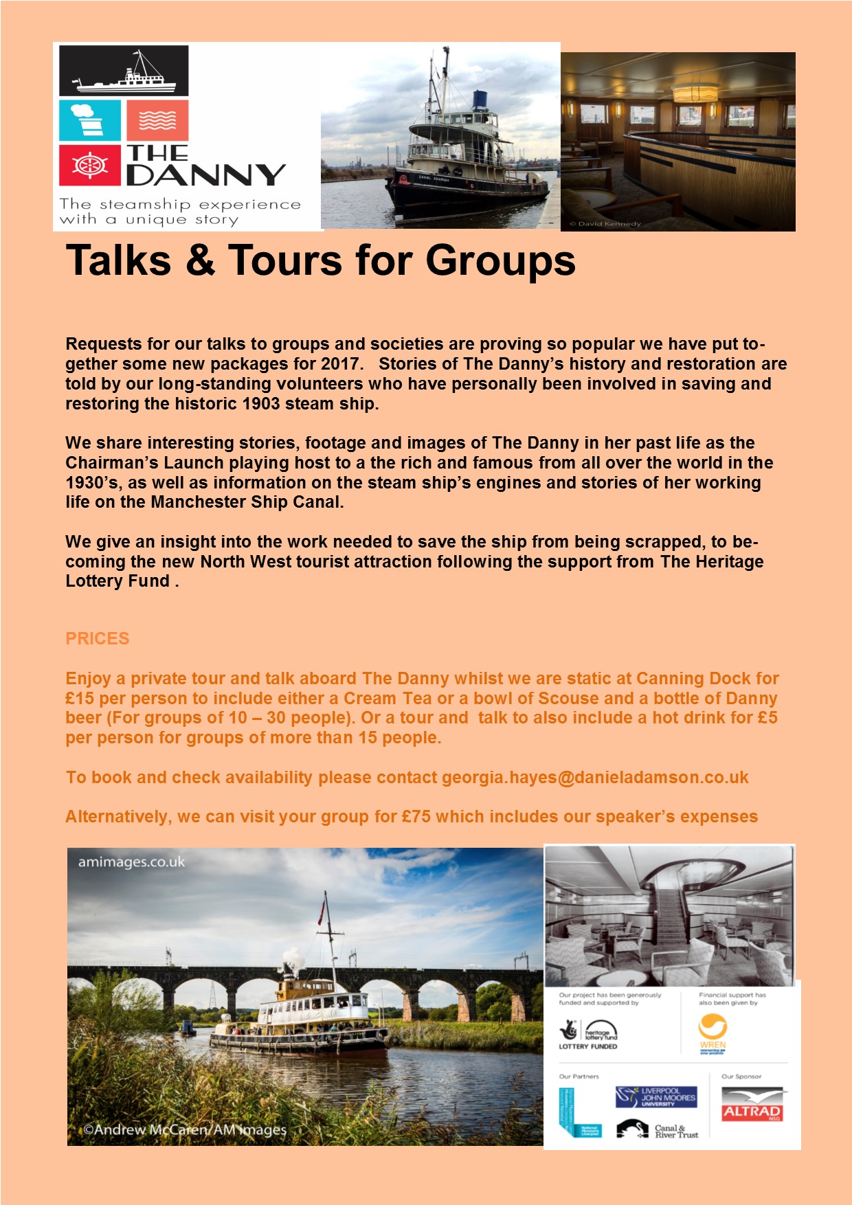 Talks for Groups & Societies